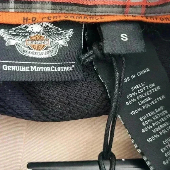 Harley-davidson NWT New Men's Button Down Plaid Skull Shirt Mens Size Small - Picture 8 of 11